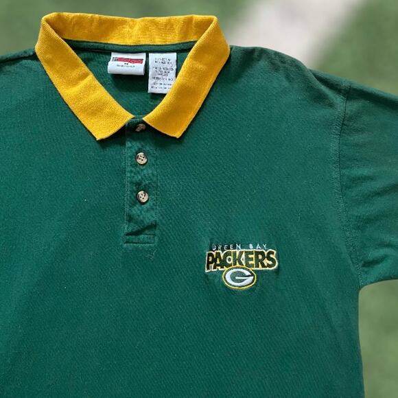 The Edge 1998 NFL Green Bay Packers Polo Men's Sz M - Picture 8 of 9